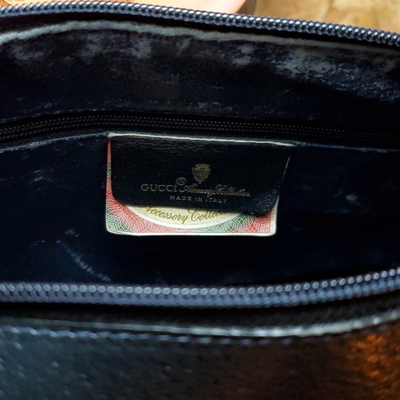 SOLD Gucci Accessory Collection Navy Boston Bag - Picture 7 of 16